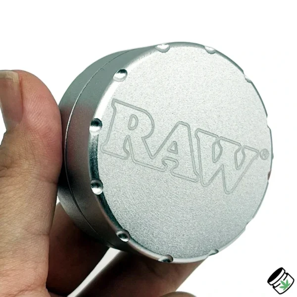 Grinder Aluminium RAW 2 Couches Logo