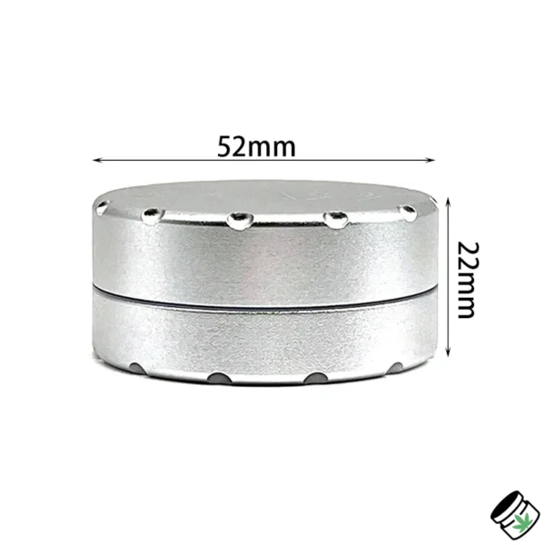 Grinder Aluminium RAW 2 Couches Taille
