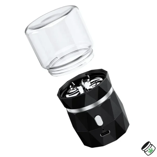 Grinder Électrique Automatique Réservoir en Verre Ouvert