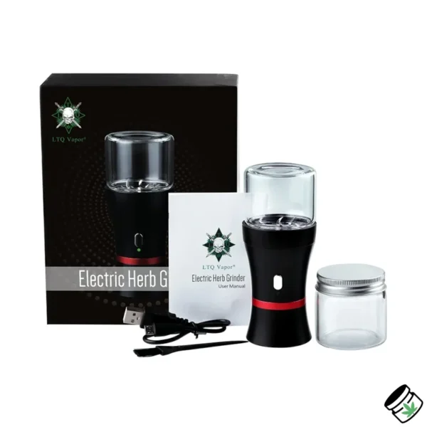 Grinder Électrique Portable pour Herbes Sèches Boîte