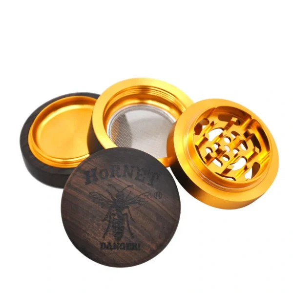Grinder HORNET en Bois de Rose Fait Main – Image 6