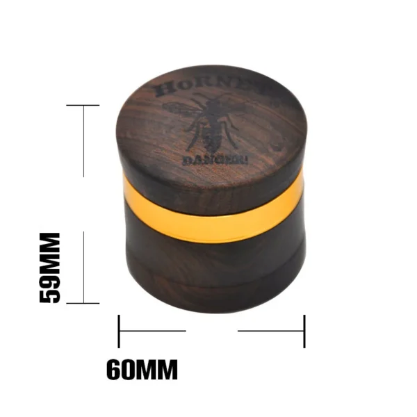Grinder HORNET en Bois de Rose Fait Main – Image 7