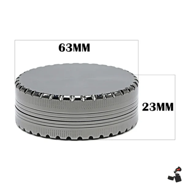 Grinder Sans Dents Alliage de Zinc 63 mm. – Image 7