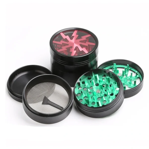 Grinder Transparent Aluminium – Image 4