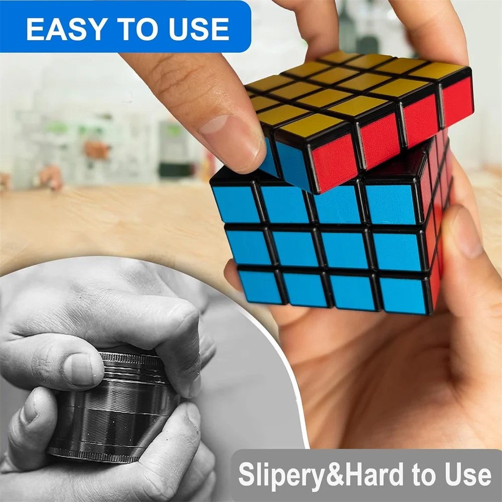 Grinder Rubik's Cube Magnétique 4 Pièces – Image 3