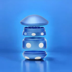 Grinder Aluminium Champignon 4 Pièces 63mm