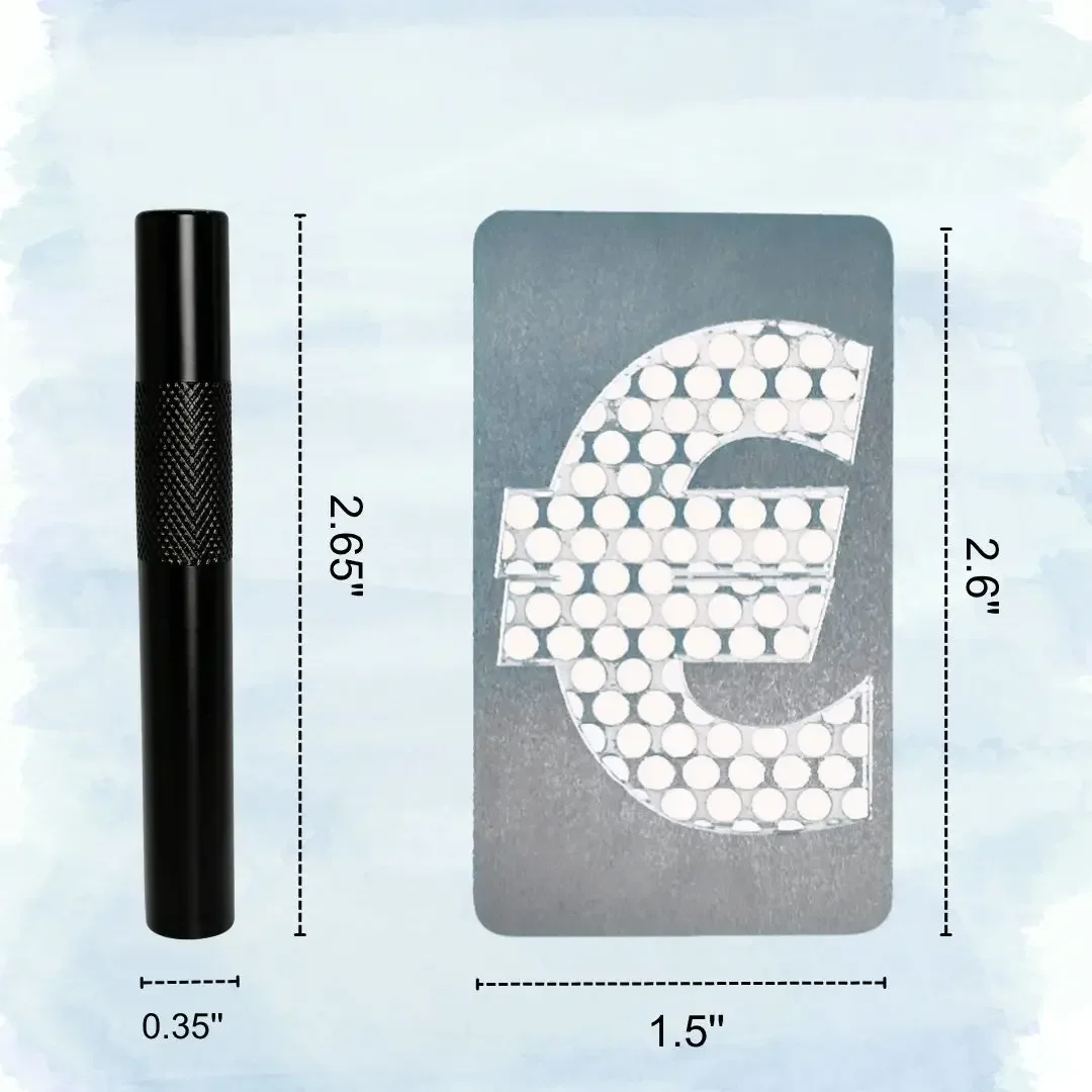 Grinder Card Portable avec Bouteille et Entonnoir en Aluminium – Image 3