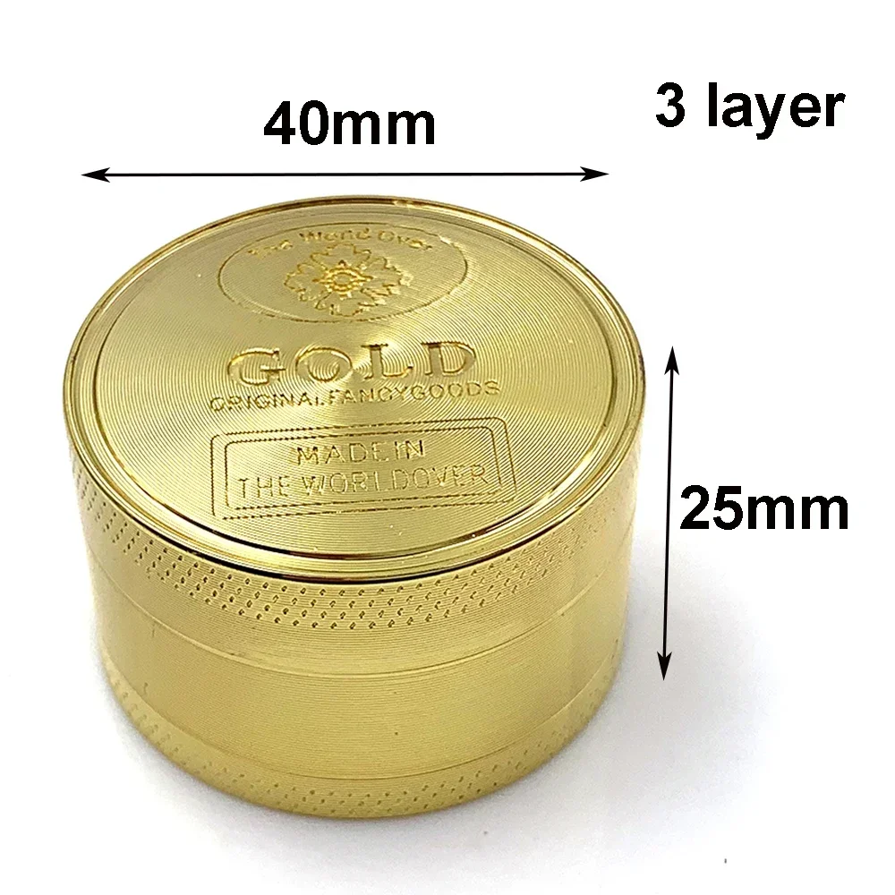 Grinder Alliage de Zinc 40mm — 3 ou 4 Pièces – Image 4