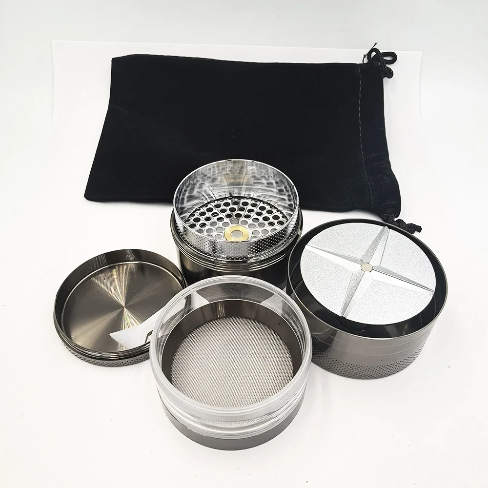 Grinder Métal Sans Dents 4 Pièces 55mm – Image 6
