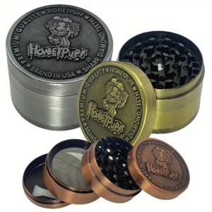 Grinder Métal 4 Pièces 50mm — Bronze, Argenté ou Doré