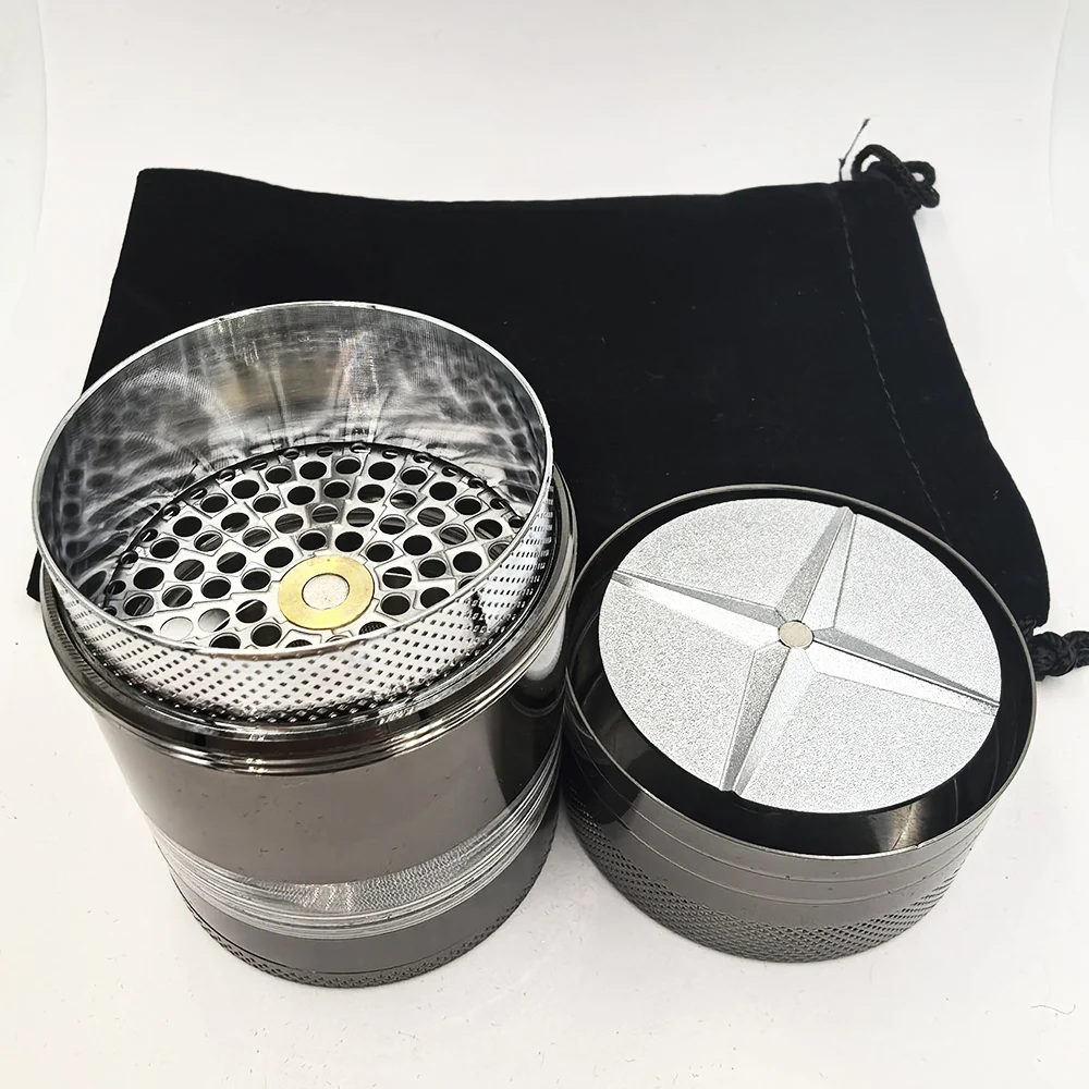 Grinder Métal Sans Dents 4 Pièces 55mm – Image 5