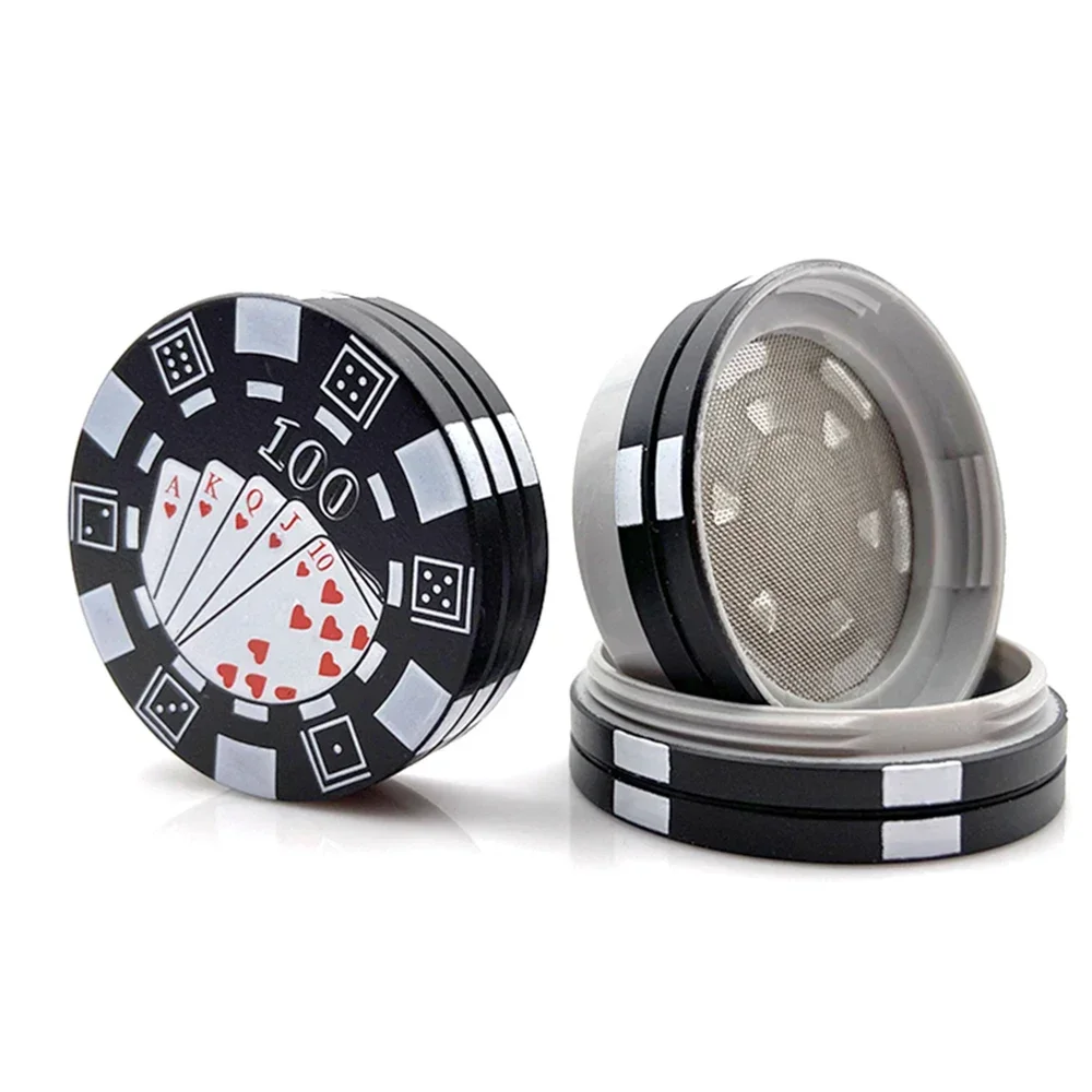 Grinder Jeton de Poker Métal 3 Parties 50mm – Image 4