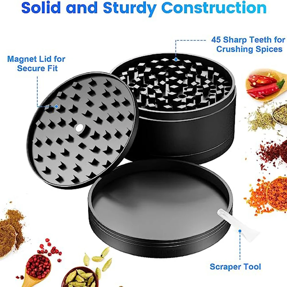 Grinder Alliage XXL 4 Parties 75mm – Image 6