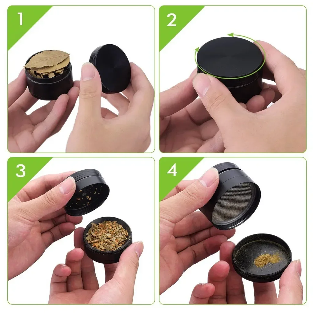 Grinder Métal Compact 4 Couches – Image 13