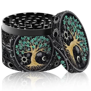 Grinder Alliage de Zinc 4 Couches pour Herbes et Tabac