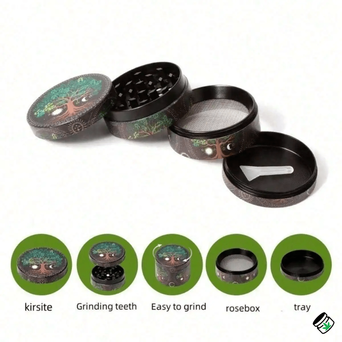 Grinder Métal Cartoon 4 Pièces 50mm – Image 5