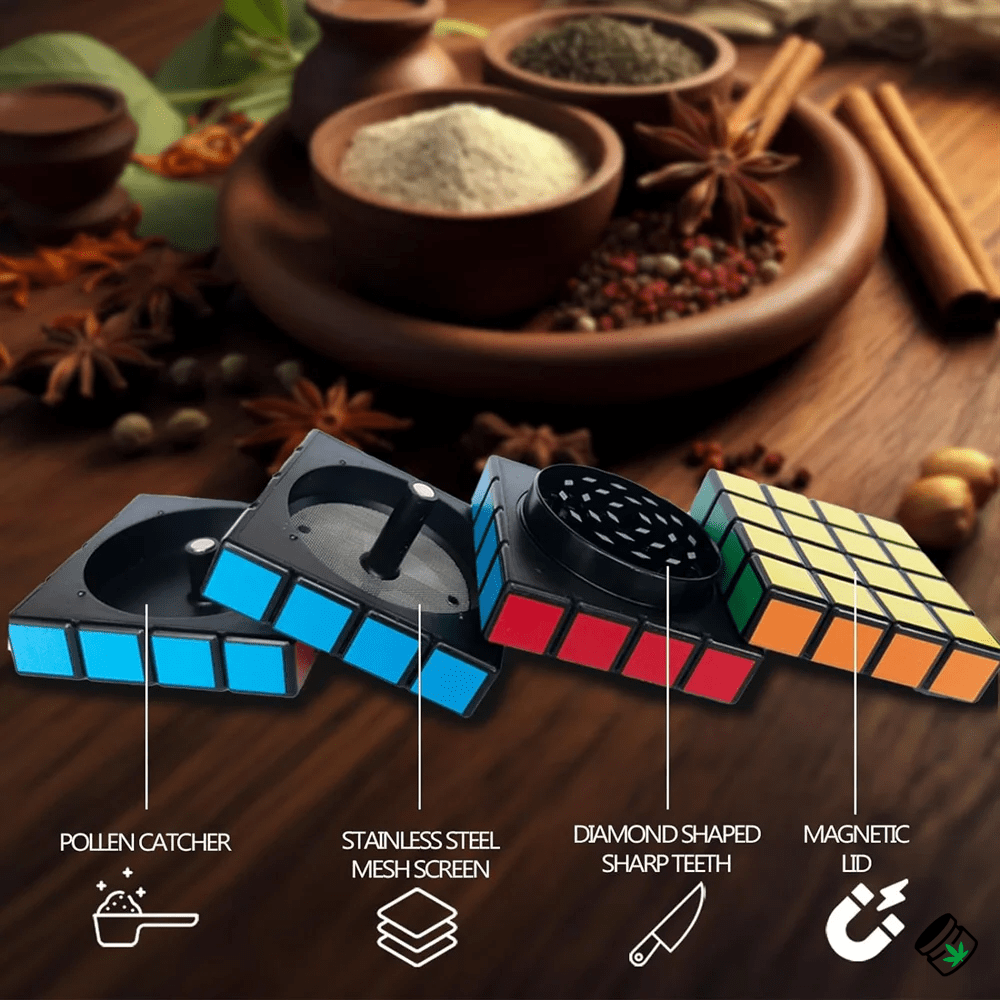 Grinder Rubik's Cube Magnétique 4 Pièces – Image 4