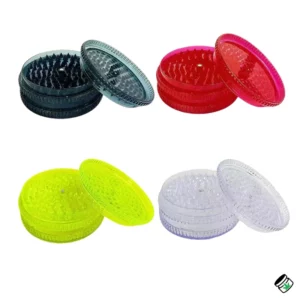 Grand grinder plastique coloré 10 cm