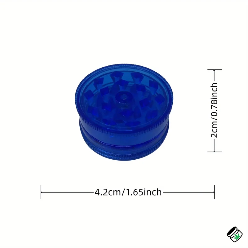 Mini grinder plastique aimanté 40 mm – Bleu
