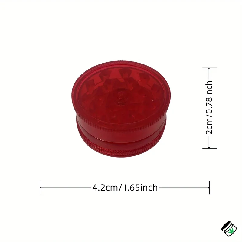 Mini grinder plastique aimanté 40 mm – Rouge