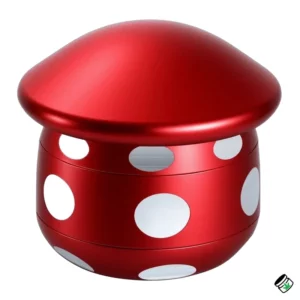 Grinder champignon aluminium 4 pièces 63 mm rouge